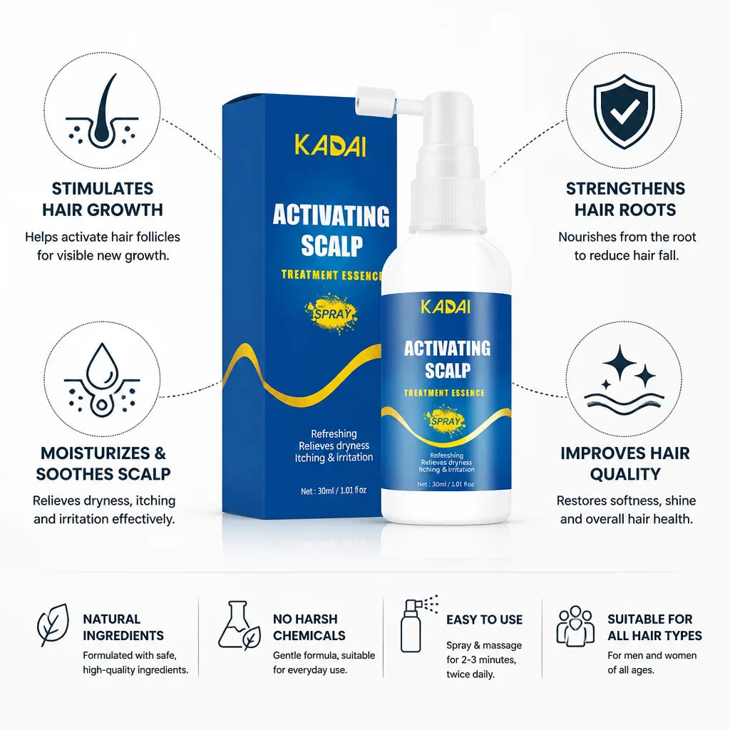 Hair Growth Spray Scalp-Stimulating Niacinamide & Panthenol 30ml