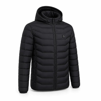 Heated Jacket USB-Powered Power Bank Pocket Water-Resistant