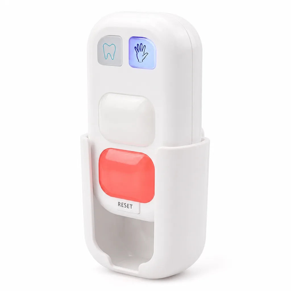 Temporizador de higiene para niños con guía LED, modo de 2 minutos y ventosa