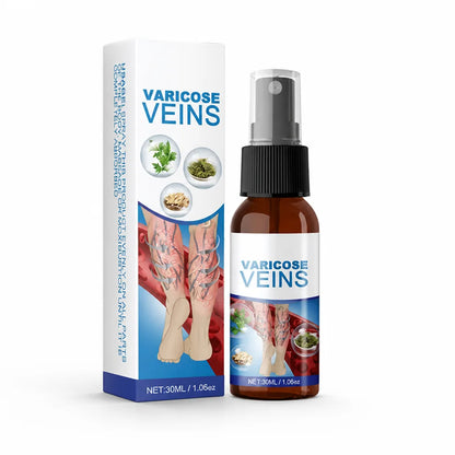 Spray para venas en las piernas, mejora la circulación y alivia la hinchazón