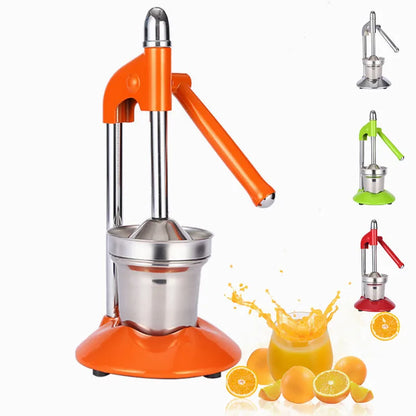 Exprimidor de frutas manual de hierro fundido de alta resistencia y apto para lavavajillas