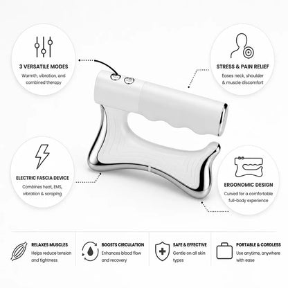 Massage Gun Cordless Deep Tissue Interchangeable Heads