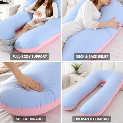 Maternity Pillow U-Shaped Full-Body Neck & Back Support