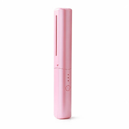 Mini Hair Straightener Cordless Rechargeable Ceramic Coating 70-Minute Battery