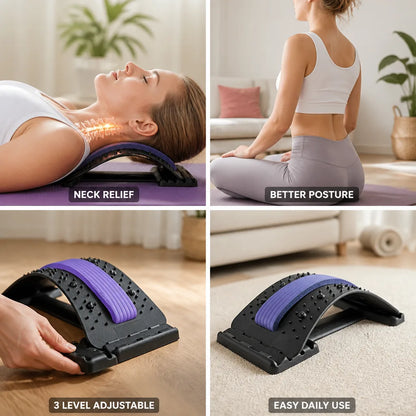 Neck Stretcher Ergonomic 3-Level Adjustable Posture Support