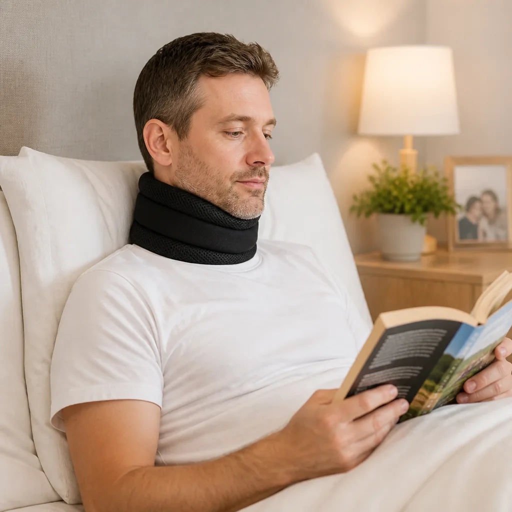 Almohada ergonómica de espuma viscoelástica para soporte cervical, reduce los ronquidos