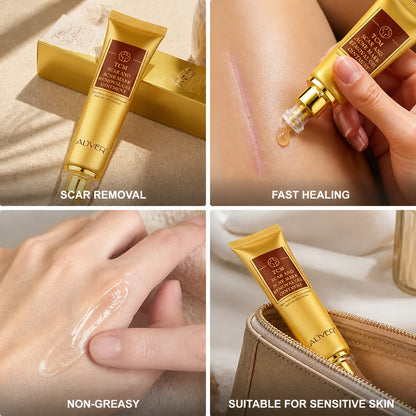 Crema reparadora de cicatrices para rostro y cuerpo, hipoalergénica y no comedogénica
