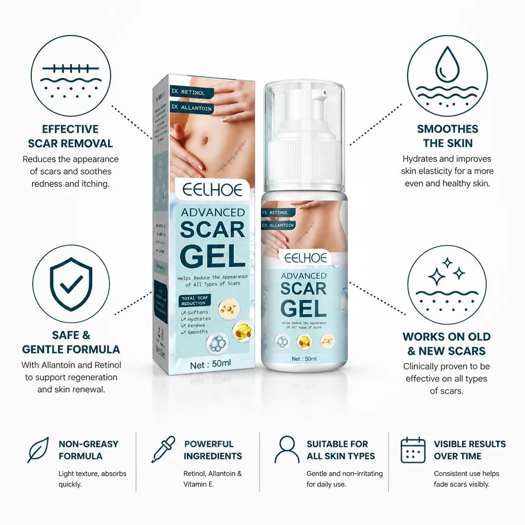 Scar Treatment Gel Retinol & Allantoin Non-Greasy 50ml