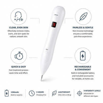 Skin Spot Removal Pen Rechargeable Plasma Painless