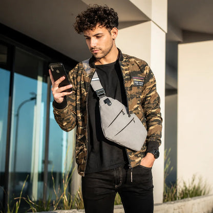 Bolso bandolera con correa antirrobo y bloqueo RFID
