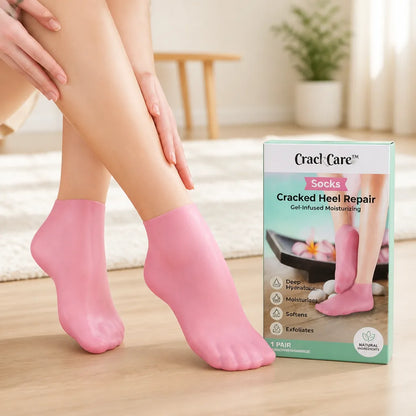 Socks Cracked Heel Repair Gel-Infused Moisturizing