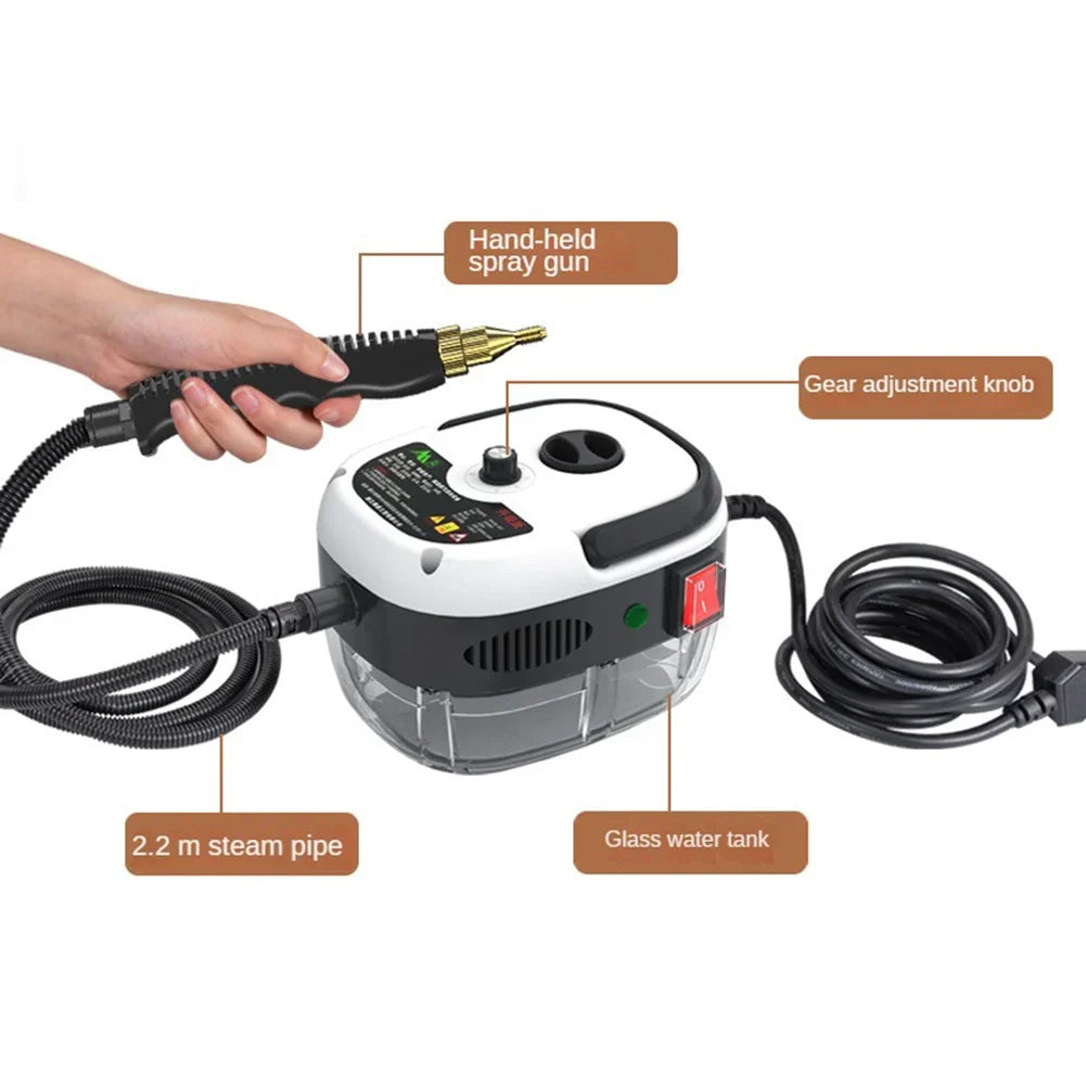 Steam Cleaner 2500W High-Pressure Chemical-Free