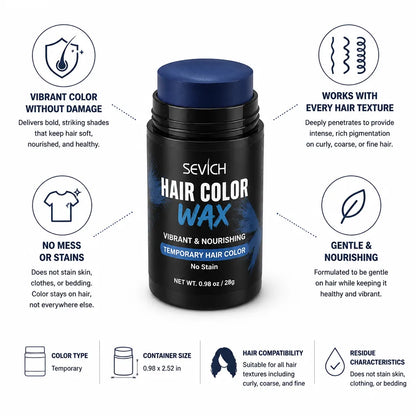 Temporary Hair Color Vibrant & Nourishing No Stain