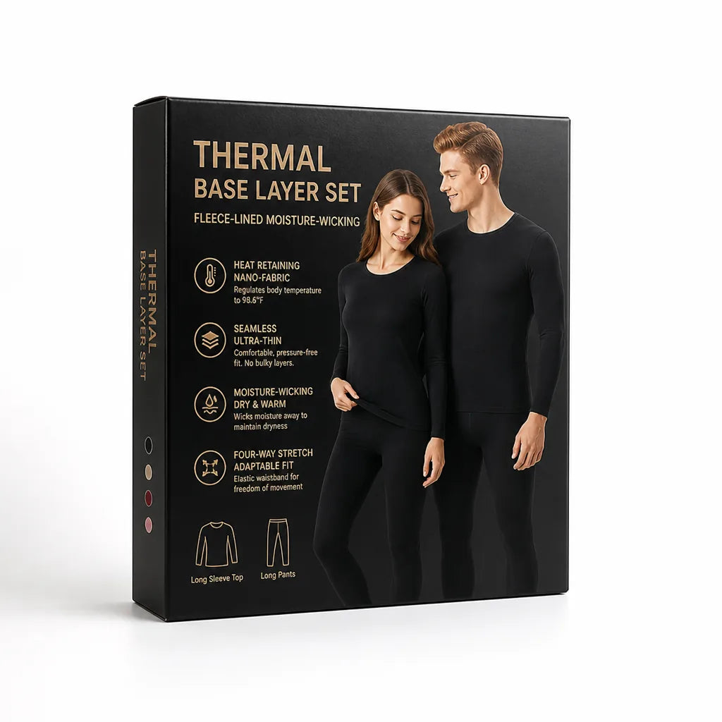 Conjunto de ropa térmica con forro polar y absorción de humedad