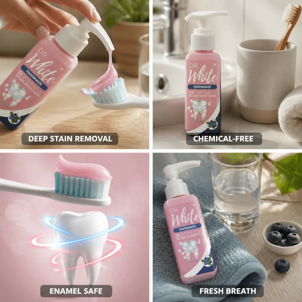 Pasta de dientes blanqueadora con bicarbonato de sodio sin flúor