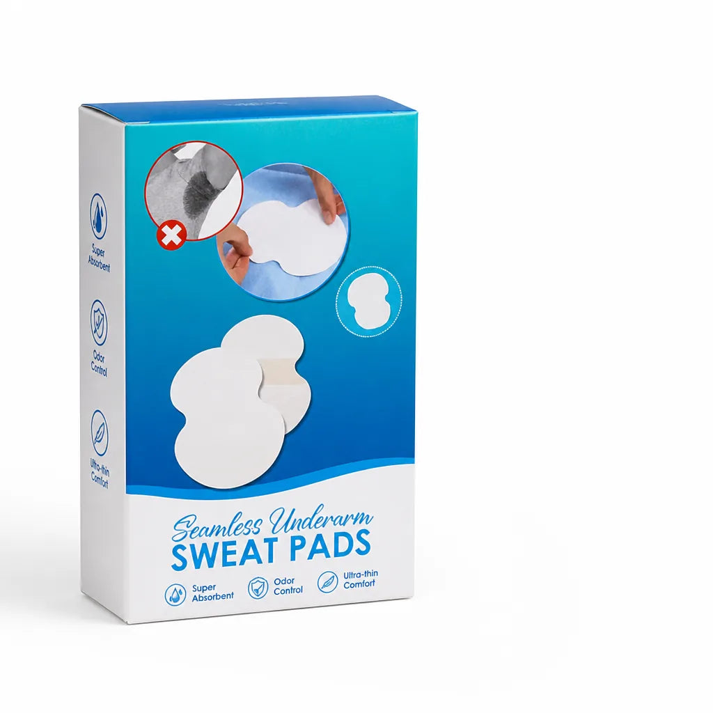 Almohadillas absorbentes para el sudor axilar, adhesivas, invisibles y con control de olor