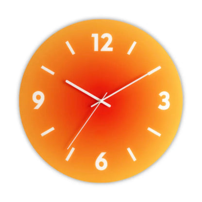Wall Clock Silent Quartz Scratch-Resistant Glass 11.8 Inch