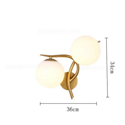 Wall Lamp Scandinavian Iron Integrated LED
