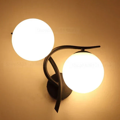 Wall Lamp Scandinavian Iron Integrated LED