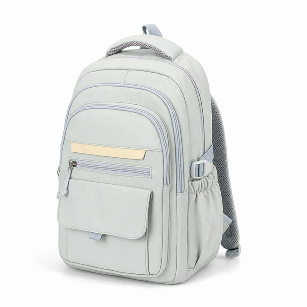 Mochila escolar impermeable en forma de gota (compartimentos para portátil y tableta)