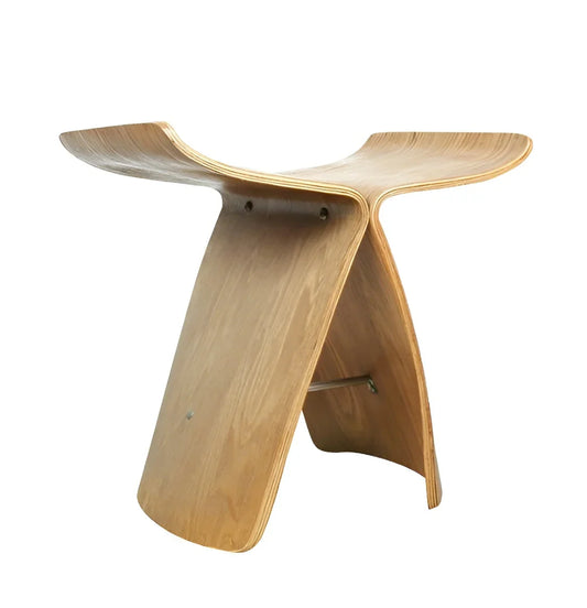 Banco de madera hecho a mano, de paulownia maciza, ligero