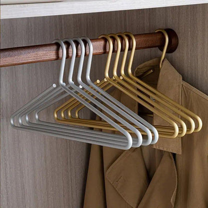 Premium Metal Suit Hangers 16.5" Heavy-Duty Coat Hanger Set for Closet Wardrobe Organization Matte Finish Clothes Storage Hangers for Blazer