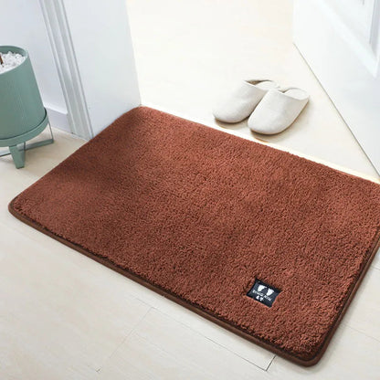 Liora Bath Mat - Thick Absorbent Non-Slip Stripe Design