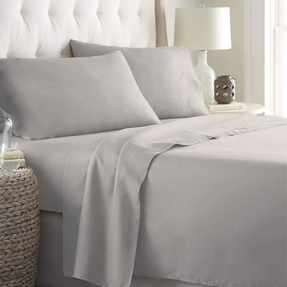 Luxurious Queen Bedding Set | Cooling Polyester Fabric for Ultimate Comfort | 4-Piece Collection for Relaxed Sleep