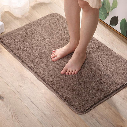 Luxurious Shower Mat | Non-Slip Bath Mat with Ultra-Soft Microfiber | Quick Drying for Safety and Comfort