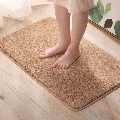 Luxurious Shower Mat | Non-Slip Bath Mat with Ultra-Soft Microfiber | Quick Drying for Safety and Comfort