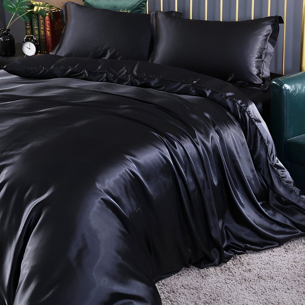 Luxurious Silk Duvet Cover with Cooling Comfort | Elegant Bedding for Refreshing Sleep