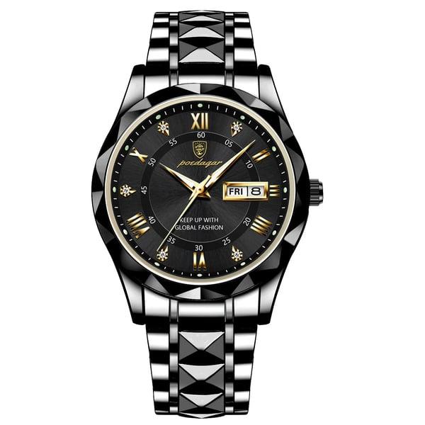Luxury Men's Waterproof Watch with Luminous Functionality | Stylish Timepiece for Everyday Use