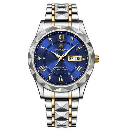 Luxury Men's Waterproof Watch with Luminous Functionality | Stylish Timepiece for Everyday Use