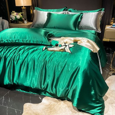 Luxury Silk Satin Bedding Set | 4-Piece Duvet Covers for Ultimate Comfort