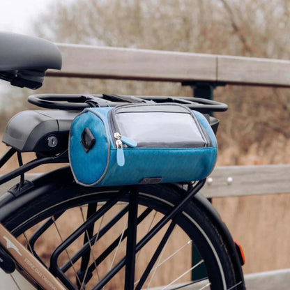 Handlebar Bike Bag with Clear Touch Window – Waterproof Phone Pouch for Cycling, Navigation & Essentials Storage