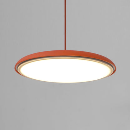 Modern Metal Dome Pendant Light with Adjustable Cord – Soft Pastel Finish for Kitchen & Living Room