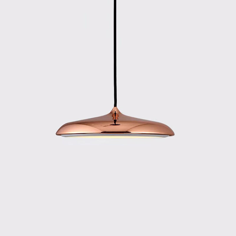 Modern Metal Dome Pendant Light with Adjustable Cord – Soft Pastel Finish for Kitchen & Living Room