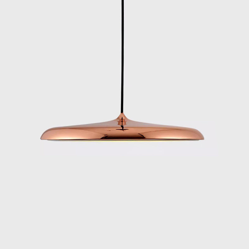 LED Hanging Fixture Acrylic Disc 16 Inch 24W for Kitchen Island Dining Room Table Adjustable Cord Modern Overhead Lighting Warm Glow 3000K