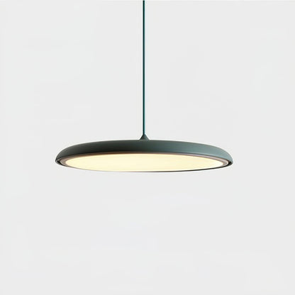 Modern Metal Dome Pendant Light with Adjustable Cord – Soft Pastel Finish for Kitchen & Living Room