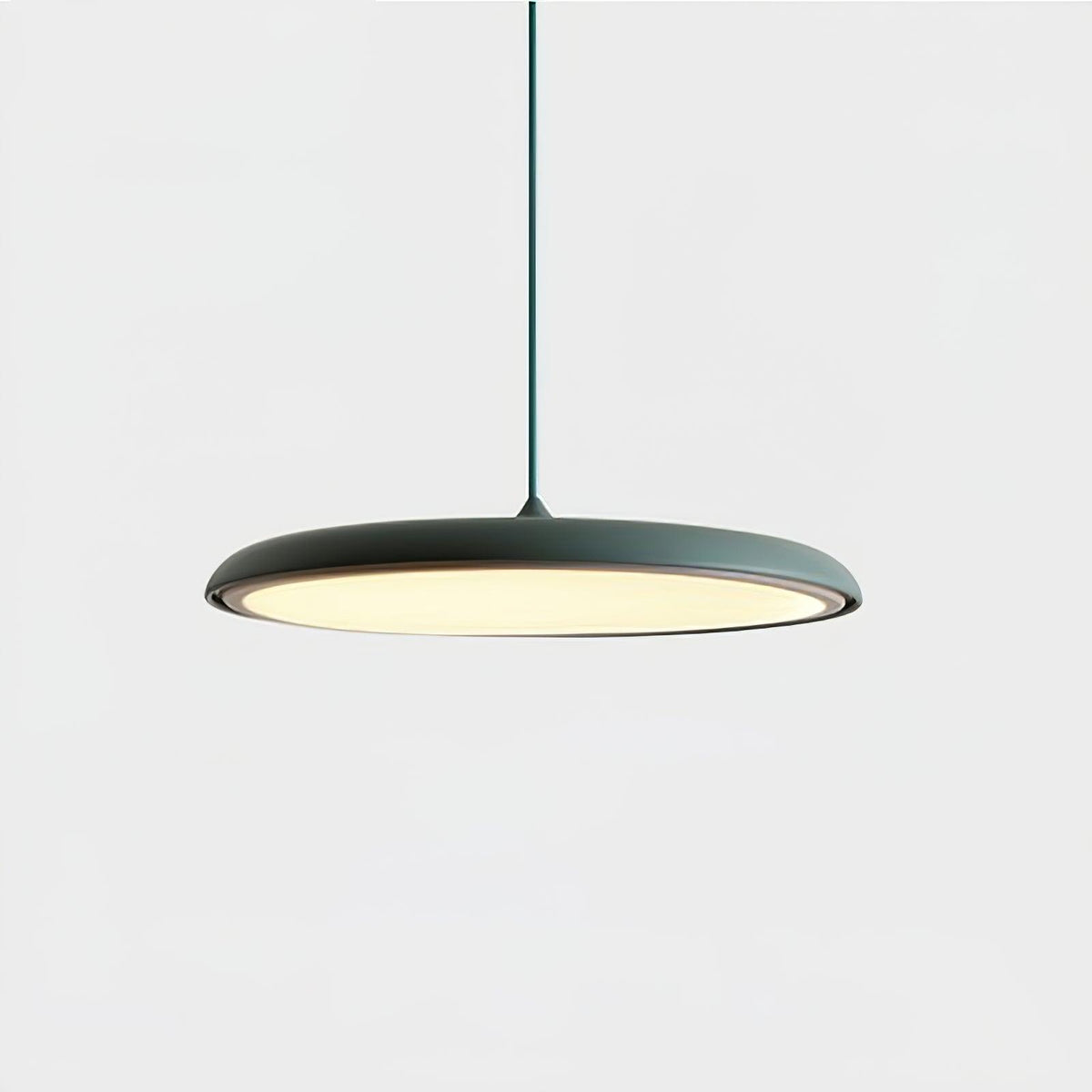 Modern Metal Dome Pendant Light with Adjustable Cord – Soft Pastel Finish for Kitchen & Living Room