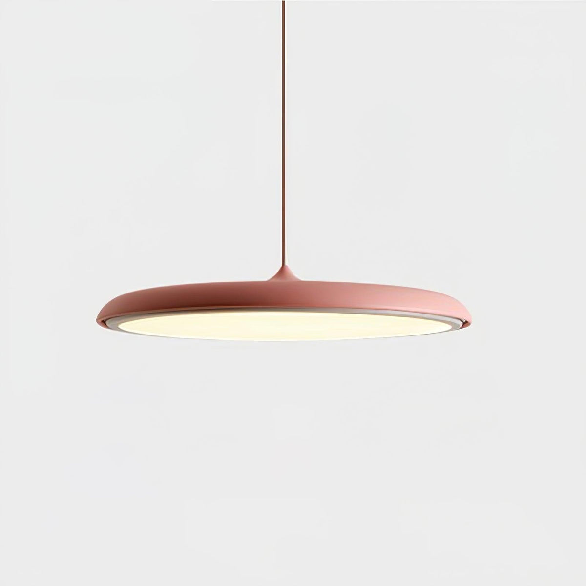 Modern Metal Dome Pendant Light with Adjustable Cord – Soft Pastel Finish for Kitchen & Living Room