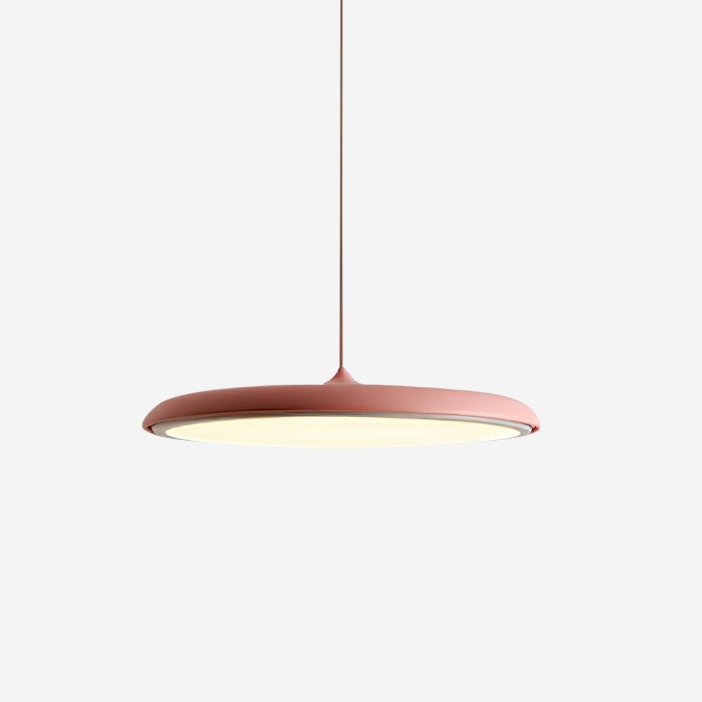 Modern Metal Dome Pendant Light with Adjustable Cord – Soft Pastel Finish for Kitchen & Living Room
