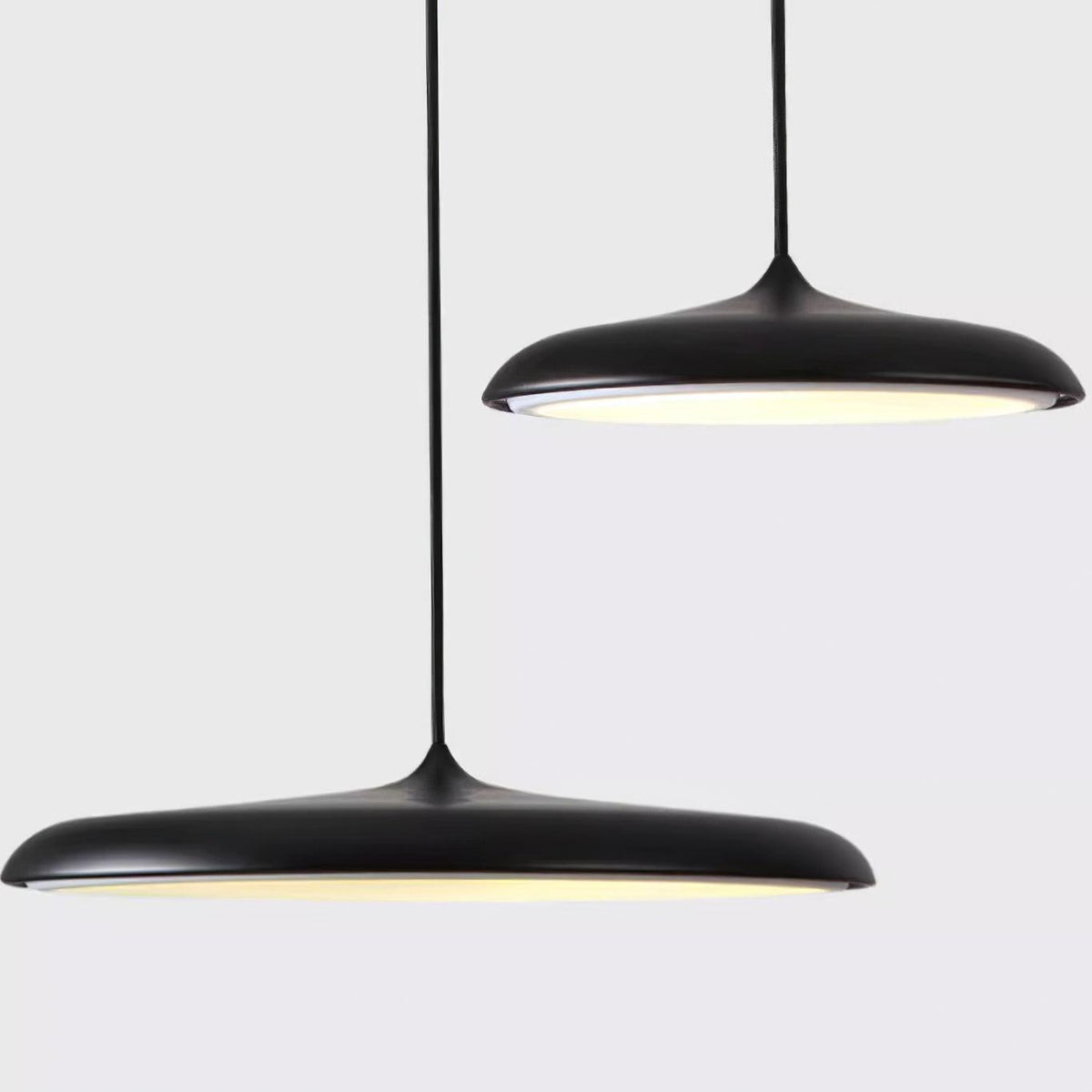 Modern Metal Dome Pendant Light with Adjustable Cord – Soft Pastel Finish for Kitchen & Living Room