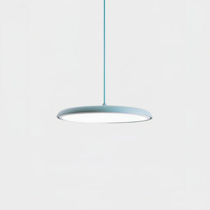 Modern Metal Dome Pendant Light with Adjustable Cord – Soft Pastel Finish for Kitchen & Living Room