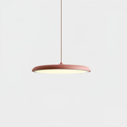 Modern Metal Dome Pendant Light with Adjustable Cord – Soft Pastel Finish for Kitchen & Living Room