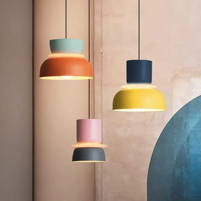 Acrylic Overhead Light Fixture 11 in Bowl Shade for Kitchen Table Workspace Kids Room Modern Nordic Hanging Lamp E27 Socket