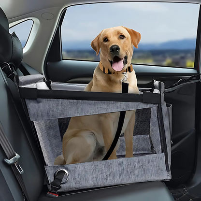 PoochPod | Portable Dog & Cat Car Seat with Waterproof Design | Spacious & Secure for Comfortable Travel