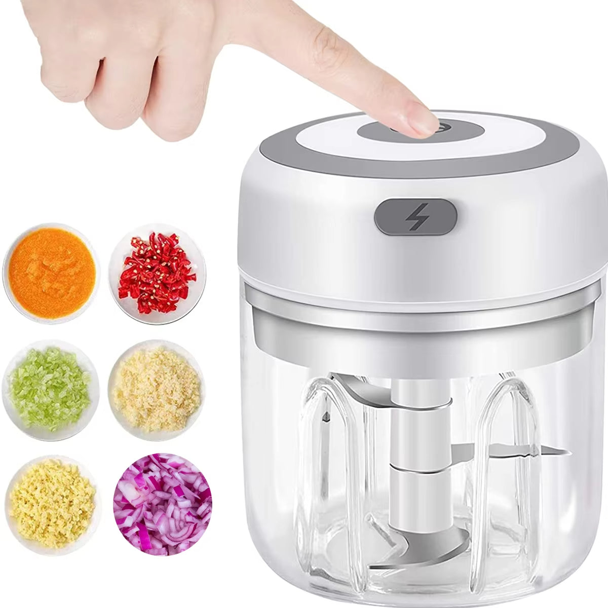 CHOPTRON – Electric USB Rechargeable Mini Food Chopper