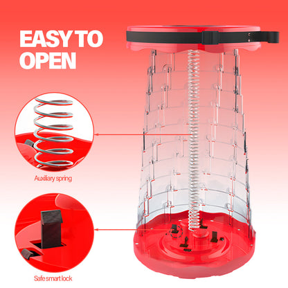 STACKSEAT – Taburete telescópico portátil para camping