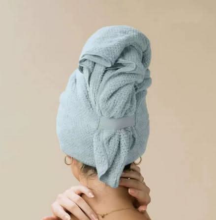 VELVADRY – Toalla de microfibra de terciopelo coral para el cabello, de secado rápido y cuidado anti-frizz